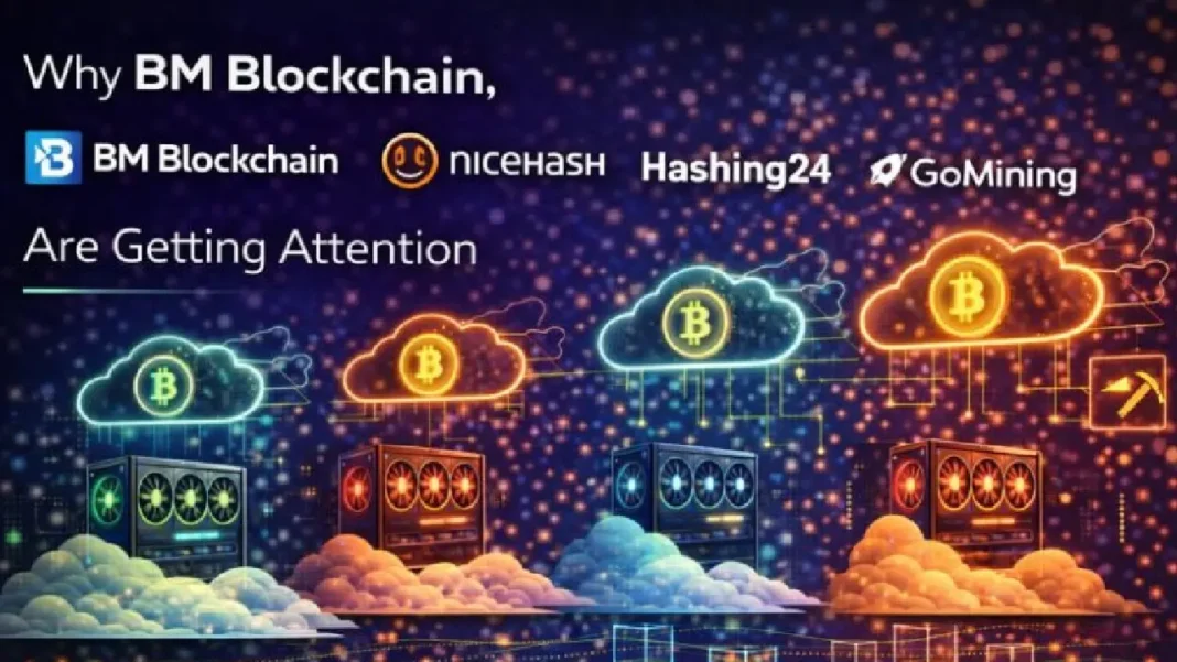Por qué BM Blockchain, NiceHash, Hashing24 y GoMining están recibiendo atención
