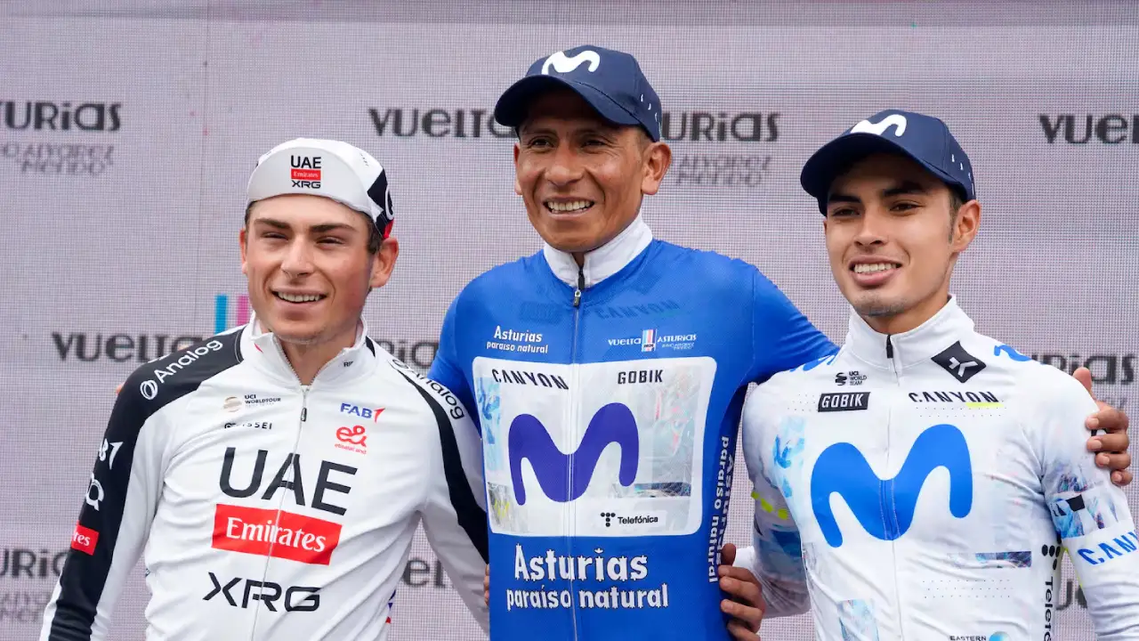 Podio colombiano en España: Nairo Quintana lidera y Diego Pescador brilla como la gran promesa
