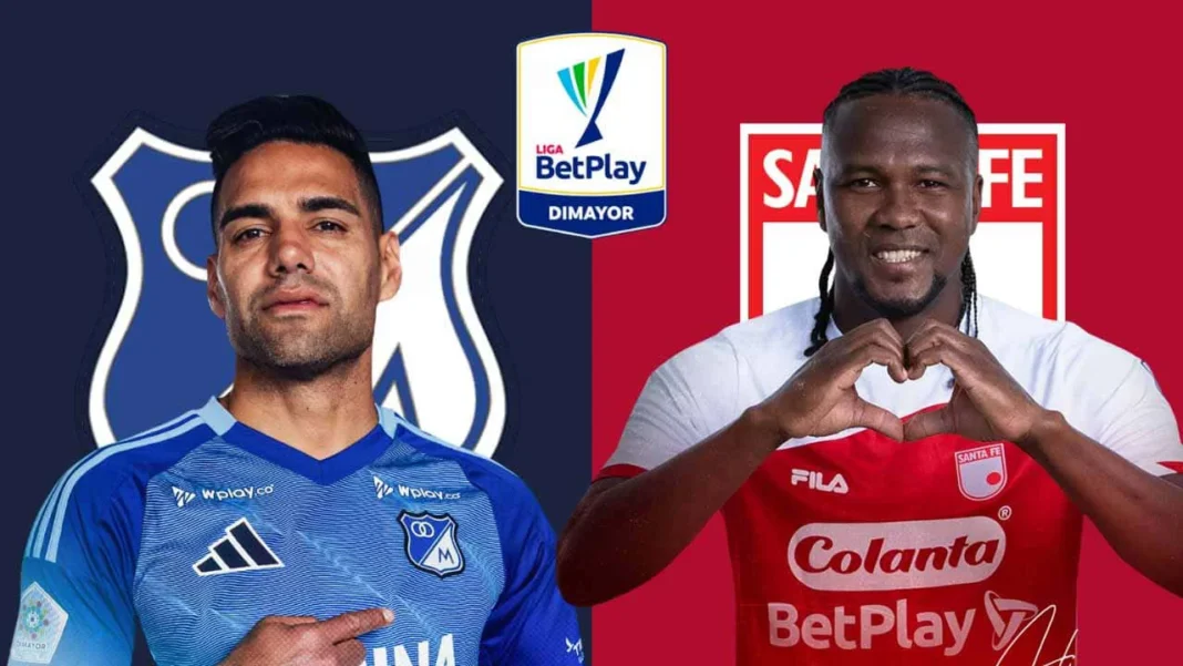Rodallega salva a Santa Fe en el último suspiro ante Millonarios