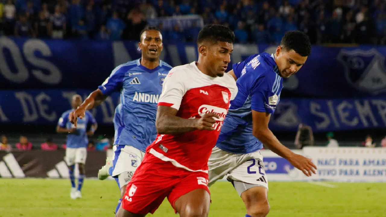 Millonarios vs Santa fe por la fecha 16