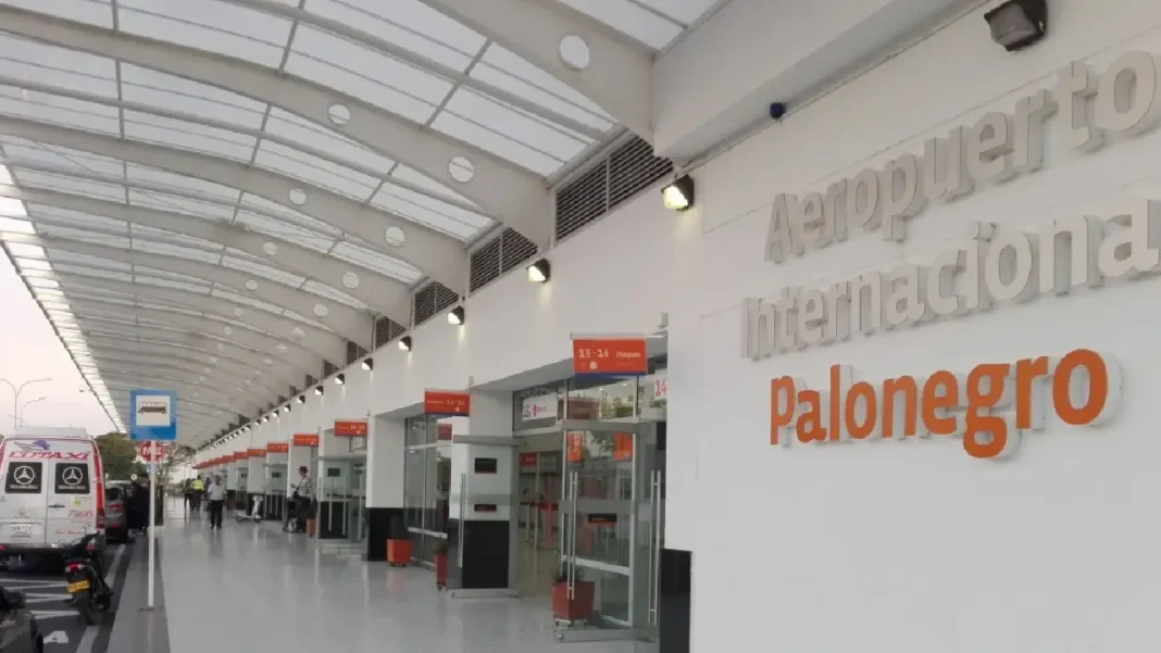 Suspenden operaciones en el Aeropuerto Palonegro por bloqueos en Lebrija: 13 vuelos cancelados
