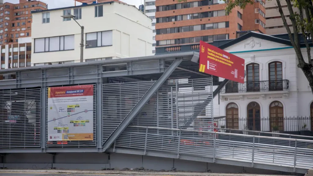 TransMilenio cierra la estación Calle 45: Así funcionará la nueva parada temporal de la Av. 39