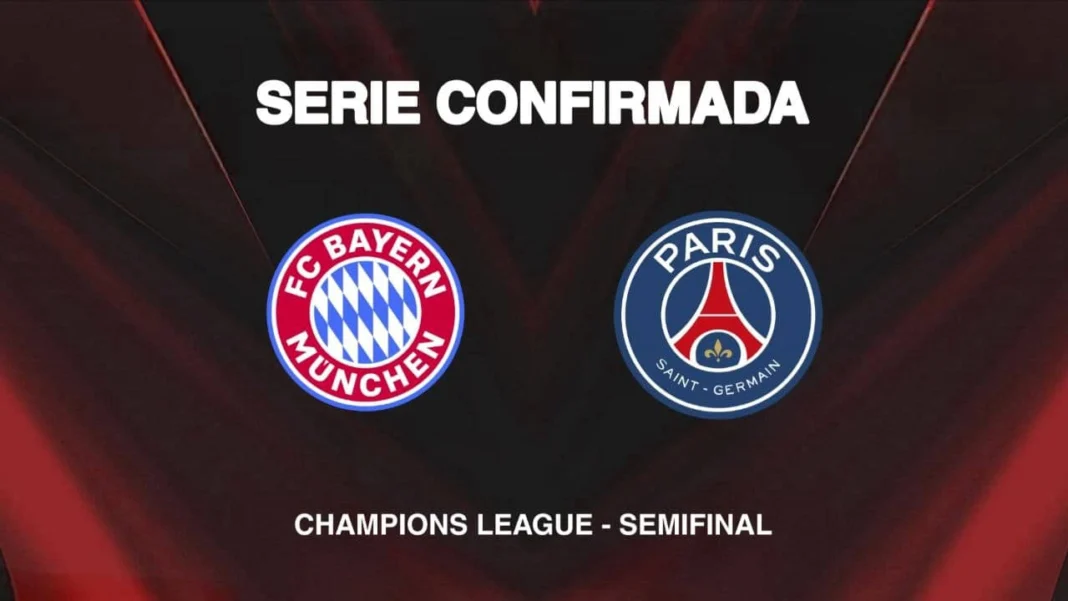 ¿Cuándo juegan Bayern vs. PSG en la semifinal de la Champios League?