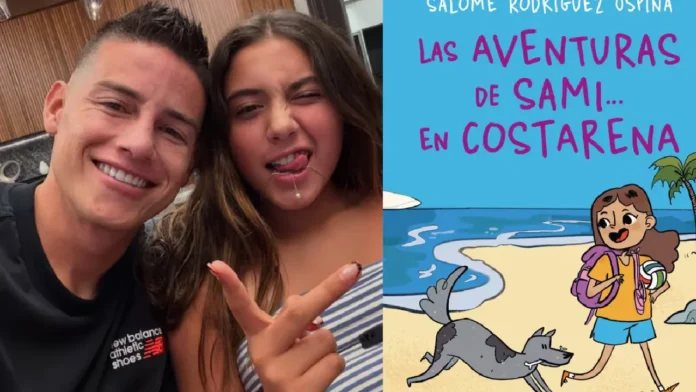 ¿James Rodriguez estará en la Feria del Libro? Su hija Salomé presenta libro.