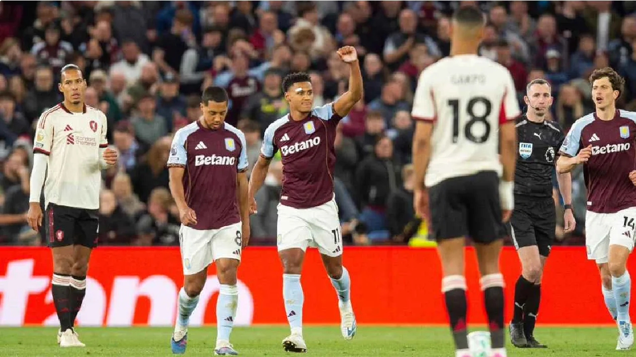 Aston Villa - Liverpool: goleada histórica metió a los ‘villanos’ en la próxima Champions League