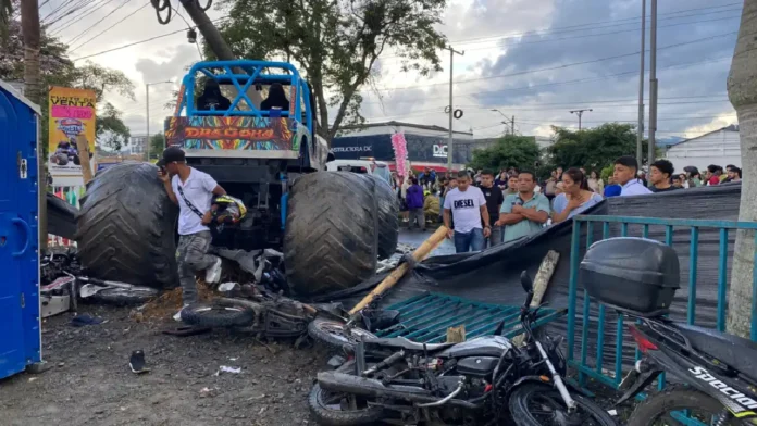 Tragedia en Popayán: Tres muertos y 38 heridos tras accidente en exhibición de Monster Truck