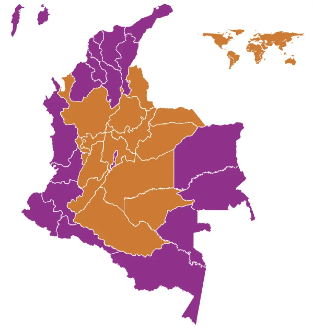 Mapa electoral: así se repartieron los departamentos entre Abelardo y Cepeda