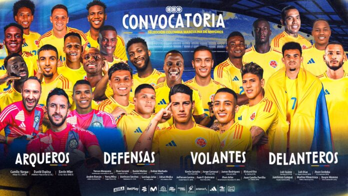 Posible formación de la Selección Colombia vs Uzbekistán