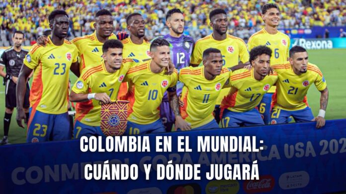 A qué hora juega Colombia este 17 de junio su primer partido del Mundial 2026