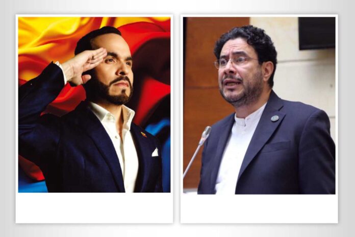 Abelardo de la Espriella e Iván Cepeda. Foto: Cortesía redes sociales