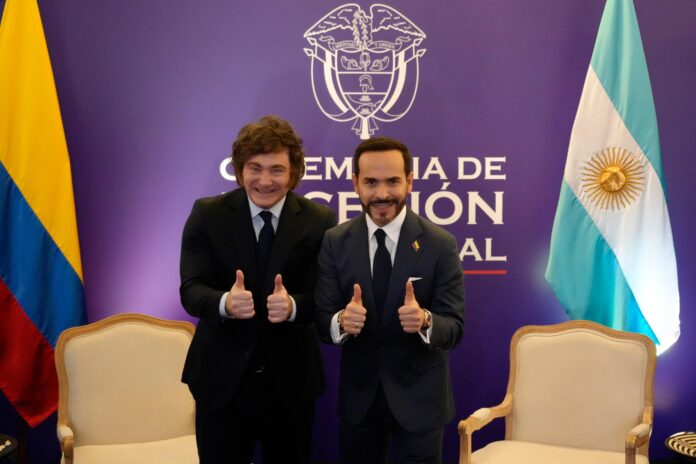Abelardo De la Espriella y Javier Milei - Cortesía Presidencia de Argentina