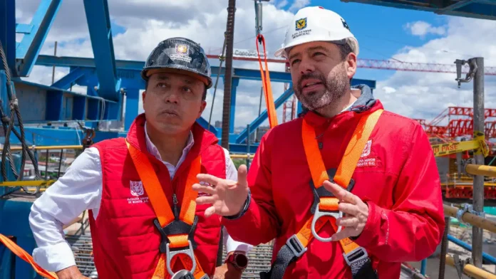 Metro de Bogotá: culminan el puente ferroviario de la calle 26 con un avance del 81,25%