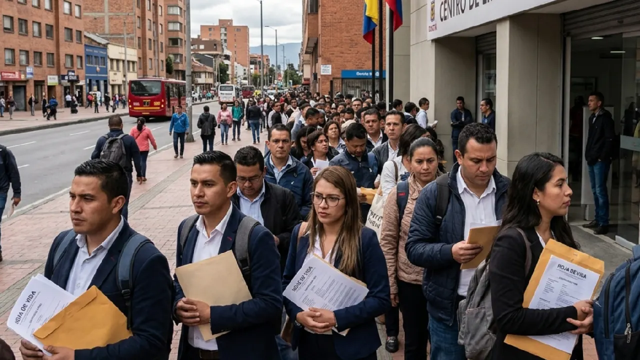 Desempleo en Colombia cae al 8% en junio de 2026 gracias al impulso del sector privado
