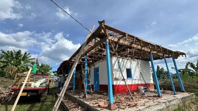 Antioquia avanza en la reparación de viviendas afectadas por el sismo