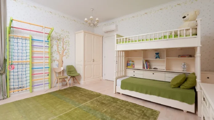 Cómo organizar las camas para niños en una habitación pequeña