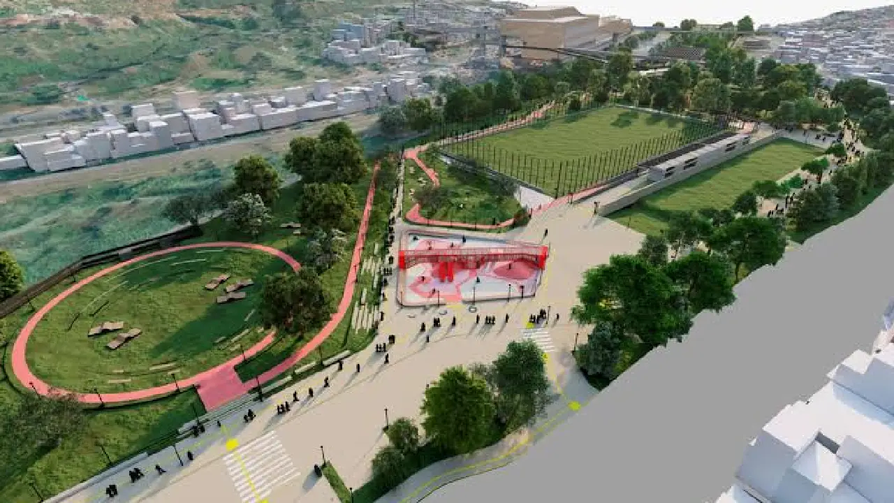 Nuevo puente peatonal y 45% de avance: Así avanza Primavera Norte en Medellín