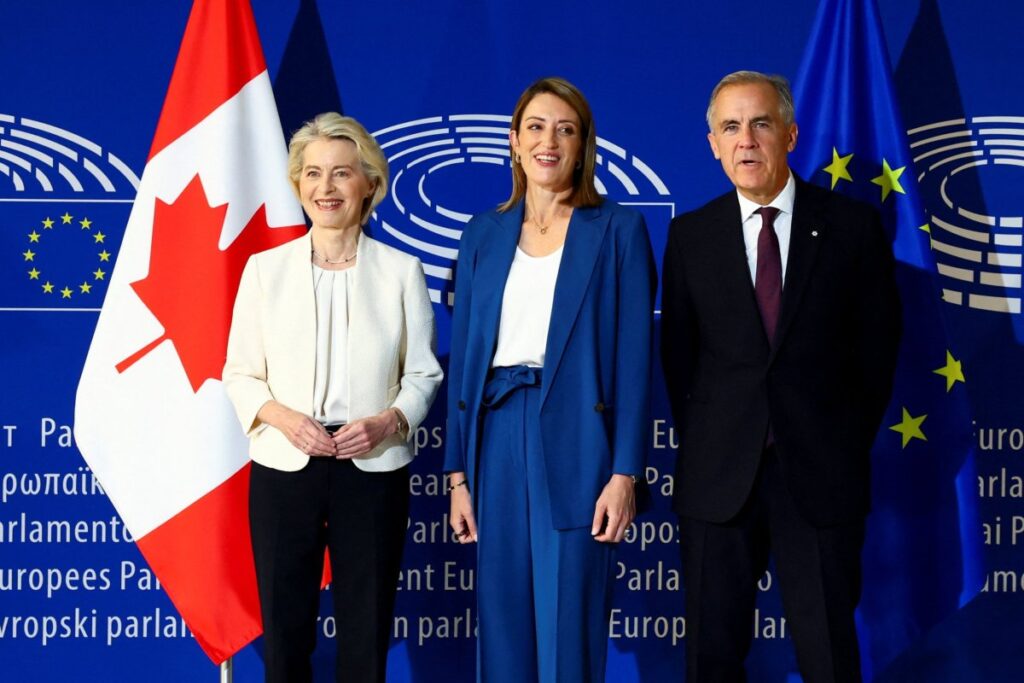 Trump amenaza con fuerte presión arancelaria sobre la Unión Europea si hace a Canadá miembro asociado 