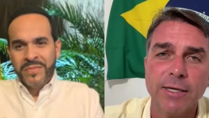 Flávio Bolsonaro invita a Abelardo de la Espriella a Brasil
