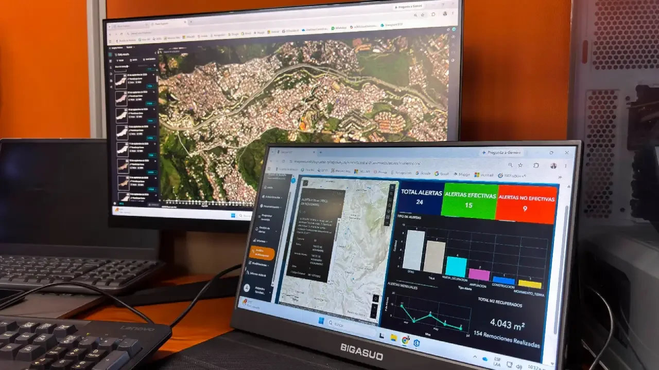 Medellín refuerza el control urbanístico con imágenes satelitales e inteligencia artificial
