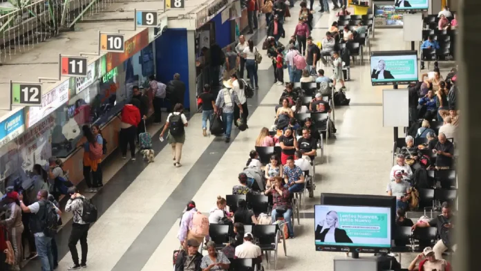 Terminales Medellín registró más de 759.000 pasajeros en la semana de receso